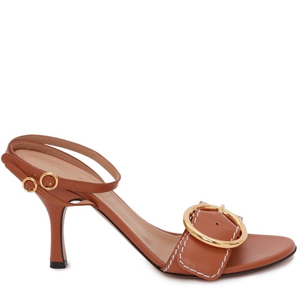 NIB Shopbop JW ANDERSON Buckled High Heel Wrap Sandal in Rust/Copper - 38/8 - Picture 4 of 16